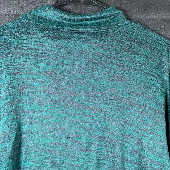 Banana Republic Womens Sweater Green Black Turtleneck Cropped Luxespun Stretch M - Picture 10 of 12